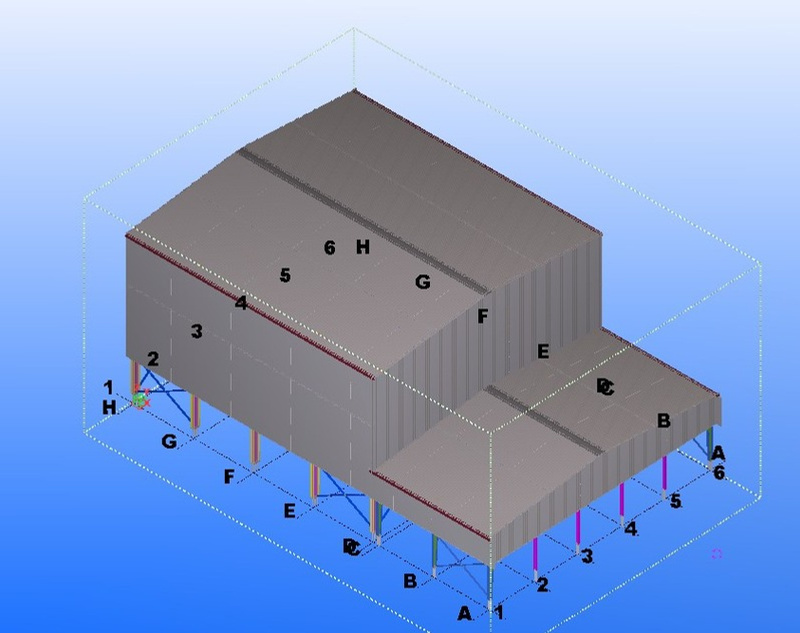 Steel structure design model